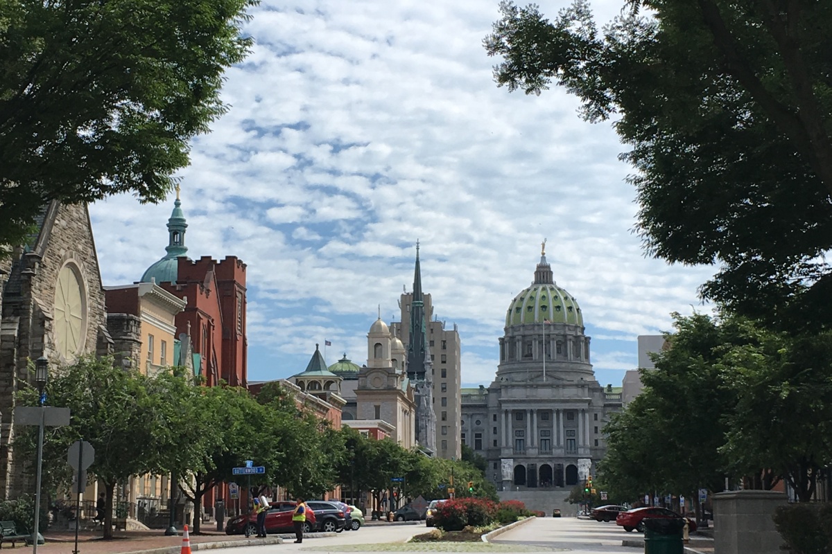 View of the Harrisburg, Pennsylvania State Capitol Building | TeamTravelsBlog