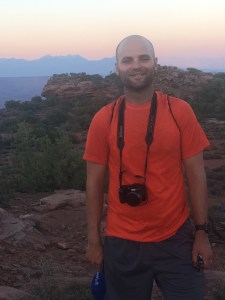 Sunset at White Rim Overlook