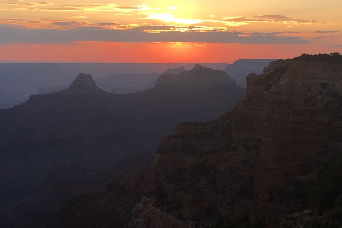 Sunset at the North Rim of the Grand Canyon | TeamTravelsBlog
