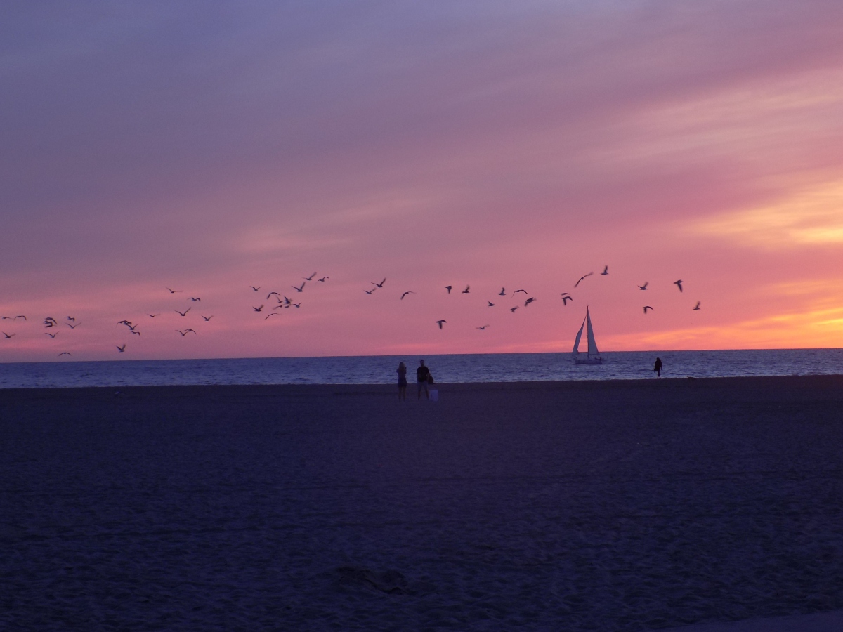 Sunset on Venice Beach | Teamtravelsblog