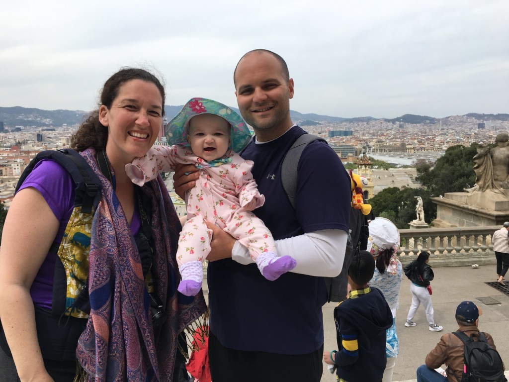 View from the MNAC | TeamTravelsBaby